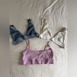 SKIMS Bundle Women's Intimates Set - Blue, White, and Pink Bras